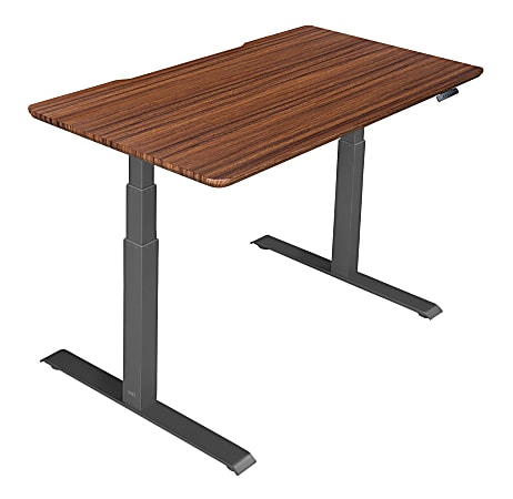 Vari Electric 60 W Standing Desk Darkwood - Office Depot