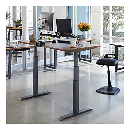 Vari Electric Standing Desk 72 x 30 (VariDesk) - Electric Height Adjustable Desk - Standing Desk for Office or Home - Adjustable