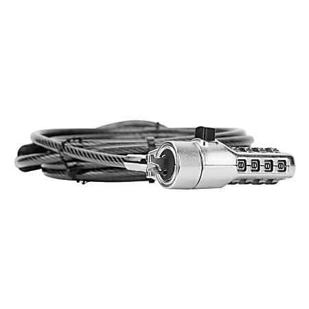 Targus® DEFCON Compact Serialized Combo Cable Locks, 6-1/2', Pack Of 25 Locks