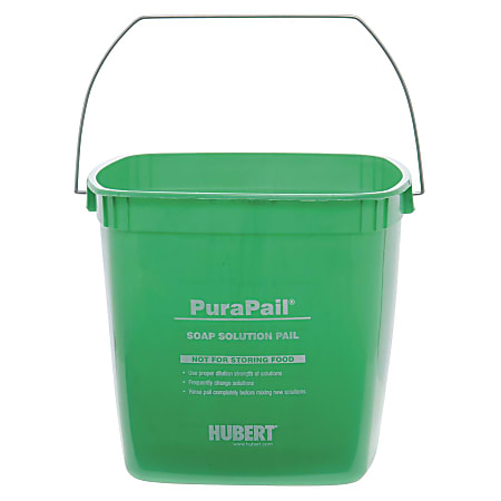 Hubert Cleaning Utility Bucket, 6 Qt, Green