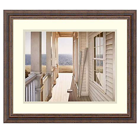 Amanti Art Serenity Framed Art Print By Daniel Pollera, 17 1/2"H x 20 1/2"W, Distressed Wood