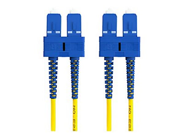 Belkin - Patch cable - SC/PC single-mode (M) to SC/PC single-mode (M) - 2 m - fiber optic - 8.3 / 125 micron - OS1 - yellow