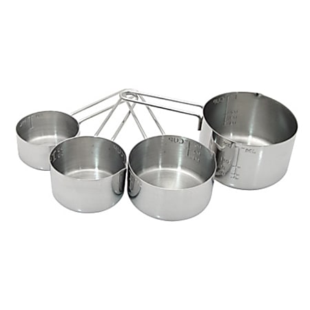 Vollrath Stainless-Steel Measuring Cup Set, Set Of 4