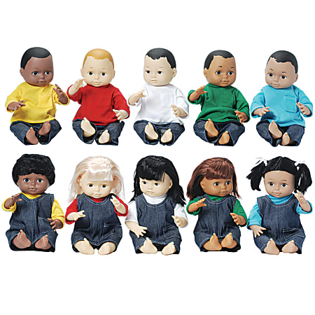 MARVEL School Dolls, 13", Set Of 10 Dolls, MTC5002