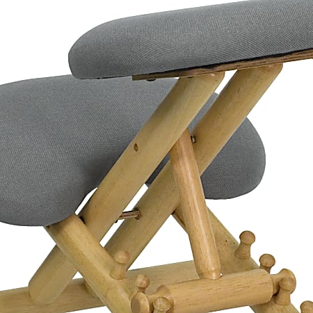 Wooden ergonomic kneeling chair discount
