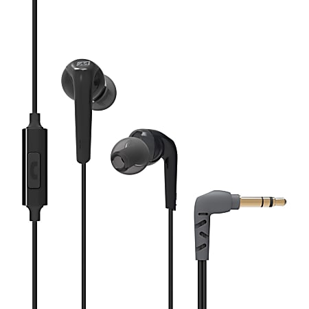 MEE audio RX18 Comfort-Fit In-Ear Headphones With Enhanced Bass (Black) - Stereo - Mini-phone - Wired - 16 Ohm - 20 Hz - 20 kHz - Earbud - Binaural - In-ear - 3.94 ft Cable