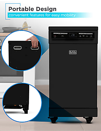 Black and decker portable dishwasher online