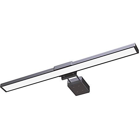 Lorell® LED Monitor Lamp, 15-3/4"H, Black