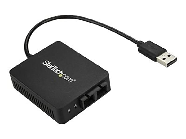 StarTech.com USB to Fiber Optic Converter - 100BaseFX