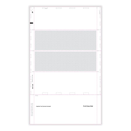 ComplyRight® W-2 Blank Tax Forms, Employee’s with Backer Instructions B, C, 2, 2, 4-Up (Horizontal), EZ-Fold Duplex, 14", Pack Of 500 Forms