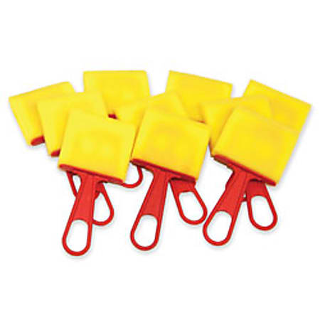Chenille Kraft Foam Paint Brushes, 3", Pack Of 10