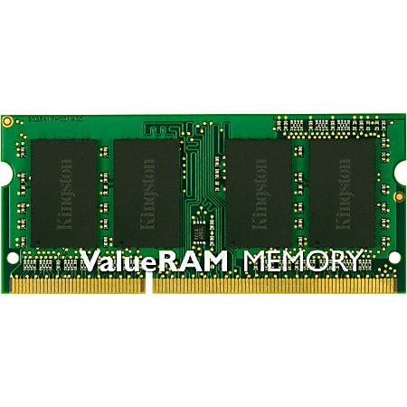 Kingston ValueRAM 2GB DDR3 SDRAM Memory Module - For Notebook, Desktop PC - 2 GB - DDR3-1600/PC3-12800 DDR3 SDRAM - CL11 - 1.50 V - Non-ECC - Unbuffered - 204-pin - SoDIMM
