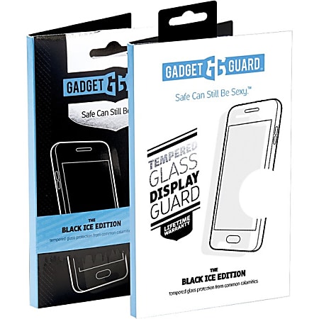 Gadget Guard Apple iPhone X Tempered Glass Screen Protector Edition Black, Clear