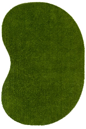 Joy Carpets Kid Essentials Artificial Grass Area Rug, GreenSpace, 4' x 6', Green