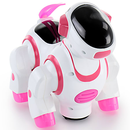 Vivitar Robo Dancing Robot Dog Pink Office Depot