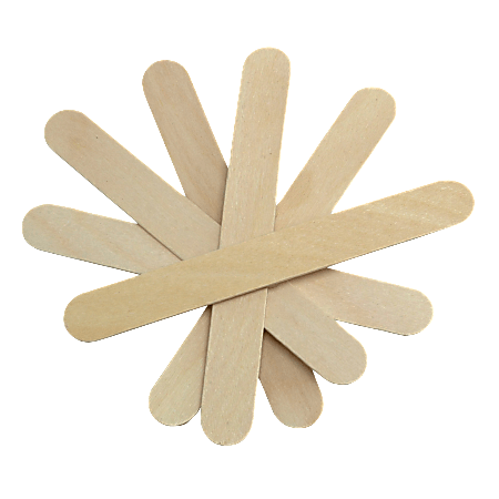 (250/Box) PURITAN Regular 6” Tongue Depressors Wood Blade Non-Sterile 705