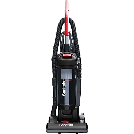 Sanitaire SC5745/5845 Force Upright Vacuum - 3.50 quart - Bagless - Hose, Wand - 13" Cleaning Width - HEPA - 70.6 dB(A) - Black