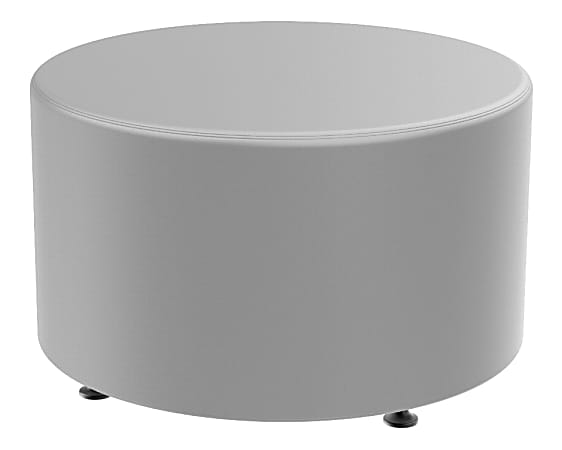 Marco Group Sonik Round Ottoman, Frost Gray