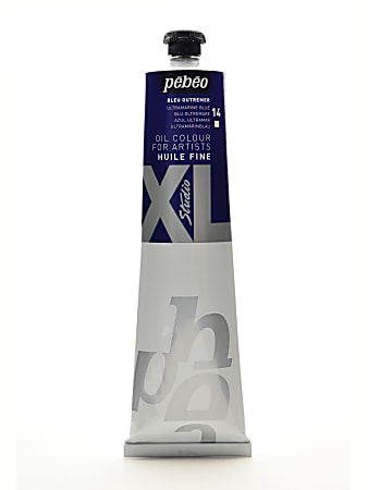 Pebeo Studio XL Oil Paint, 6.76 oz (200mL), Ultramarine Blue, Pack Of 2