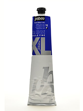 Pebeo Studio XL Oil Paint, 6.76 oz (200mL), Cobalt Blue Hue, Pack Of 2