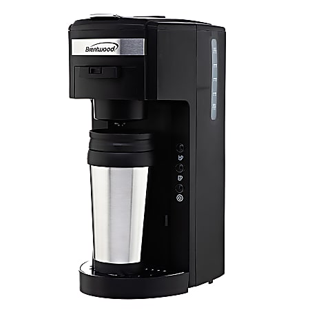 Brentwood Single-Serve 5-Cup Coffee Maker, Black
