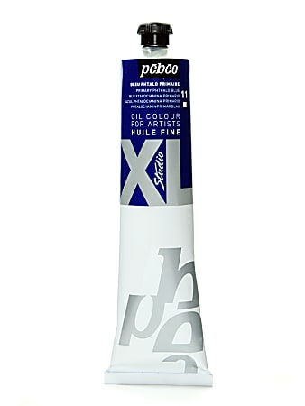 Pebeo Studio XL Oil Paint, 200 mL, Primary Phthalo Blue, Pack Of 2