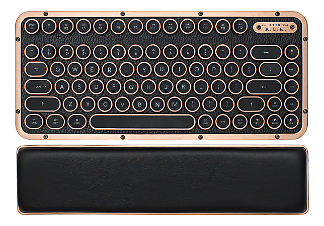 Azio Retro Wireless Keyboard, Compact, Artisan