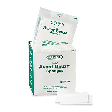 Medline Avant Sterile Gauze Sponges - 4 Ply - 2 Medline Avant Sterile Gauze Sponges - 4 Ply - 2