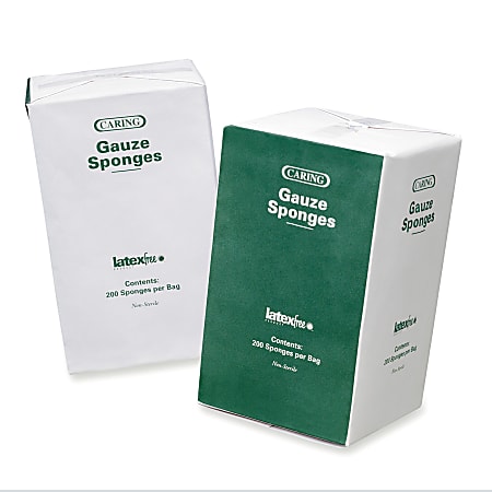 Medline Caring Non-sterile Gauze Sponges - 12 Ply - 3 Medline Caring Non-sterile Gauze Sponges - 12 Ply - 3