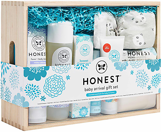 The Honest Company Baby Arrival Gift Set Lavender Scent 4.4 Lb Blue -  Office Depot