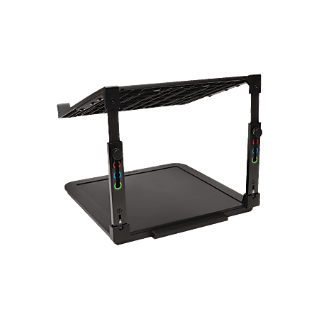 Kensington SmartFit Laptop Riser - Up to 15.6" Screen Support - 7.70 lb Load Capacity - 8.7" Height x 10.1" Width x 9.8" Depth - Desktop - Black