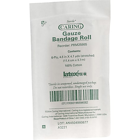 Cotton Gauze Roll, 4.5\" X 4 Yds, 1 Count