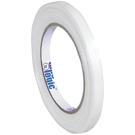 Tape Logic® 1300 Strapping Tape, 3/8" x 60 Yd., Clear, Case Of 12
