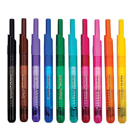 Crayola® Clicks Washable Retractable Markers, 10 pc - Kroger