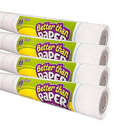 Teacher Created Resources Better Than Paper Bulletin Board Rolls, Lined, Pack Of 4 Rolls