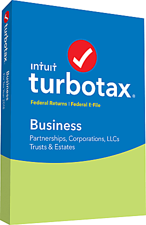 Intuit® TurboTax® Business Federal + E-File 2018 Tax Software, Disc