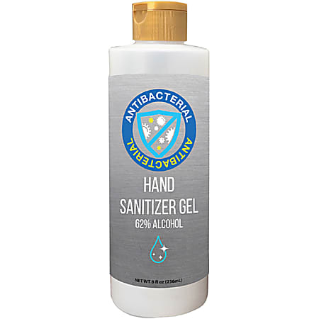 Holland USA 62% Alcohol Hand Sanitizer Gel, 8 Oz