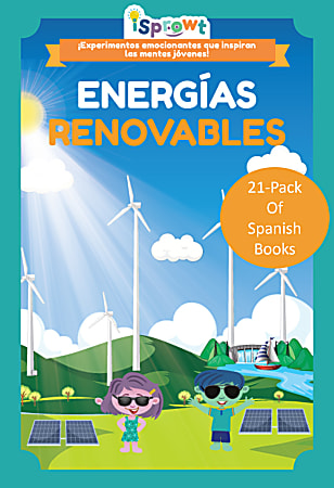 iSprowt Spanish Translation Books, Renewable Energy, Pack Of 21 Books