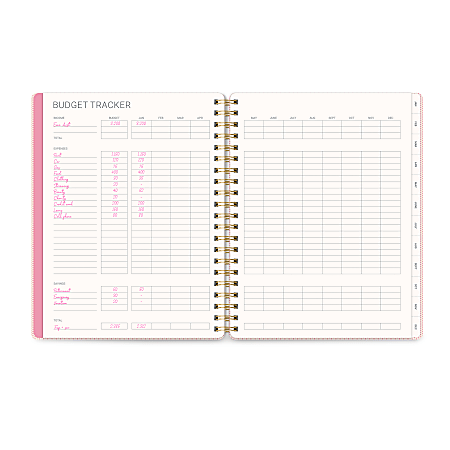 8.5x11 Weekly Planner - Purple Watercolor Ombré - Posy Paper Co