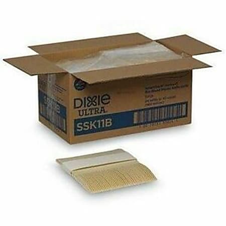 Dixie® SmartStock® Bio-Blend Cutlery, Knives, Beige, Box Of 960