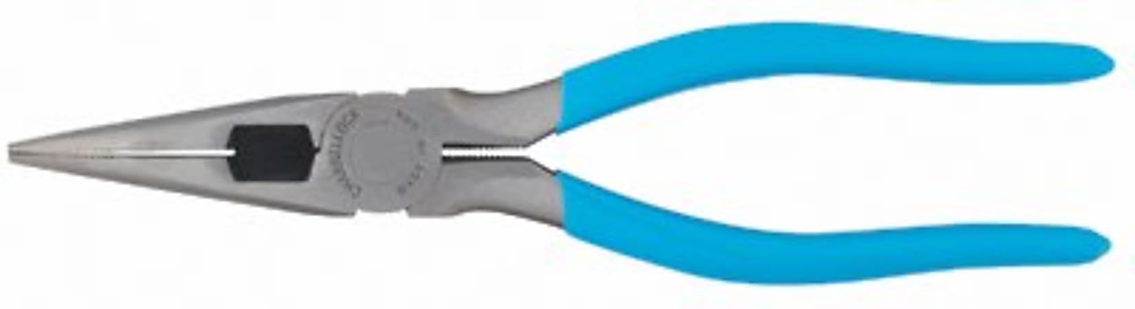 Long Nose Pliers, Straight Needle Nose, High Carbon Steel, 8 3/8 in