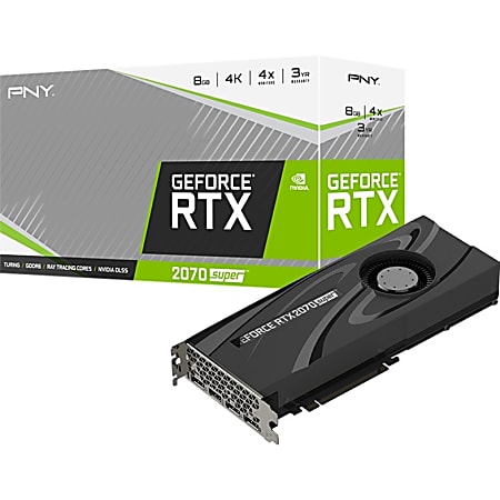 PNY NVIDIA GeForce RTX 2070 SUPER Graphic Card 8 GB GDDR6 PNY NVIDIA GeForce RTX 2070 SUPER Graphic Card 8 GB GDDR6
