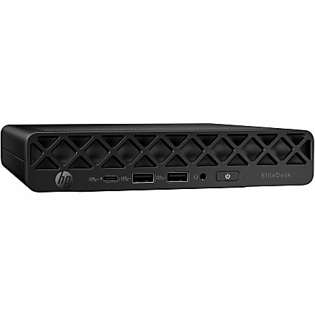 HP EliteDesk 8 G1i Mini PC, Intel Core Ultra 9 285T, vPro Technology, 32 GB, 512 GB PCI Express NVMe SSD, Jack Black, D32NMUTABA