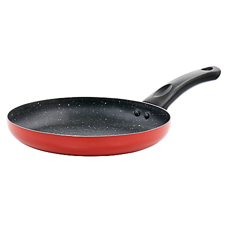 Oster Luneta Aluminum Non-Stick Frying Pan, 9-1/2", Red