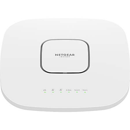 Netgear Business WAX630 Tri Band 802.11ax 6 Gbit/s Wireless Access Point - Indoor - 2.40 GHz, 5 GHz - Internal - MIMO Technology - 1 x Network (RJ-45) - 2.5 Gigabit Ethernet - PoE Ports - Ceiling Mountable, Wall Mountable