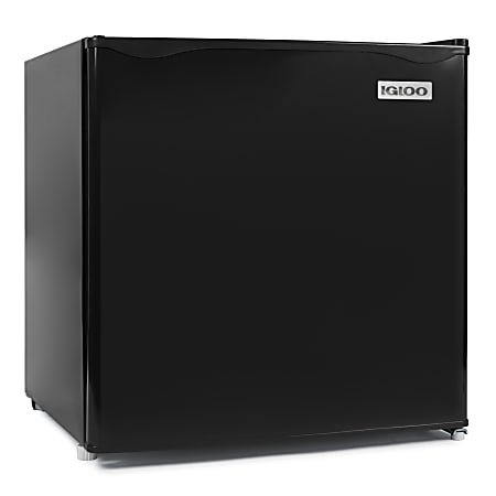 Igloo 1.6 Cu. Ft. Single-Door Mini Refrigerator With Freezer, Black
