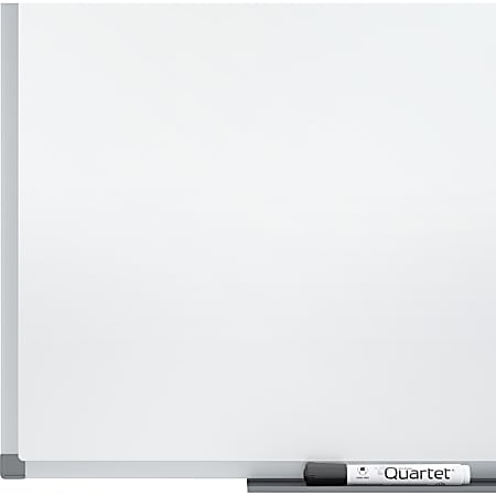 Quartet® Standard DuraMax® Porcelain Magnetic Dry-Erase Whiteboard, 72" x 48", Aluminum Frame With Silver Finish