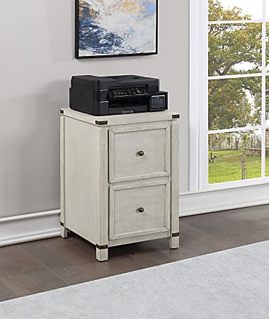 Realspace Magellan 24 W Lateral 2 Drawer File Cabinet Gray - Office Depot
