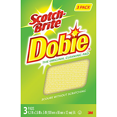 Scotch-Brite Dobie All-purpose Cleaning Pads - 0.5 Scotch-Brite Dobie All-purpose Cleaning Pads - 0.5