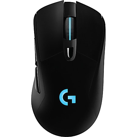 Logitech G703 LIGHTSPEED Wireless Gaming Mouse with HERO 25K Sensor, LIGHTSYNC RGB, Black